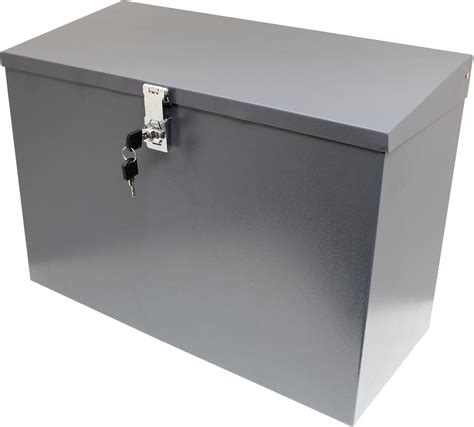 cheap metal lock box|large lockable metal boxes.